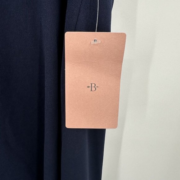 NWT BHLDN Anthropologie Tess Navy Blue Strapless Maxi Dress Prom Wedding Sz 18W - Picture 7 of 7